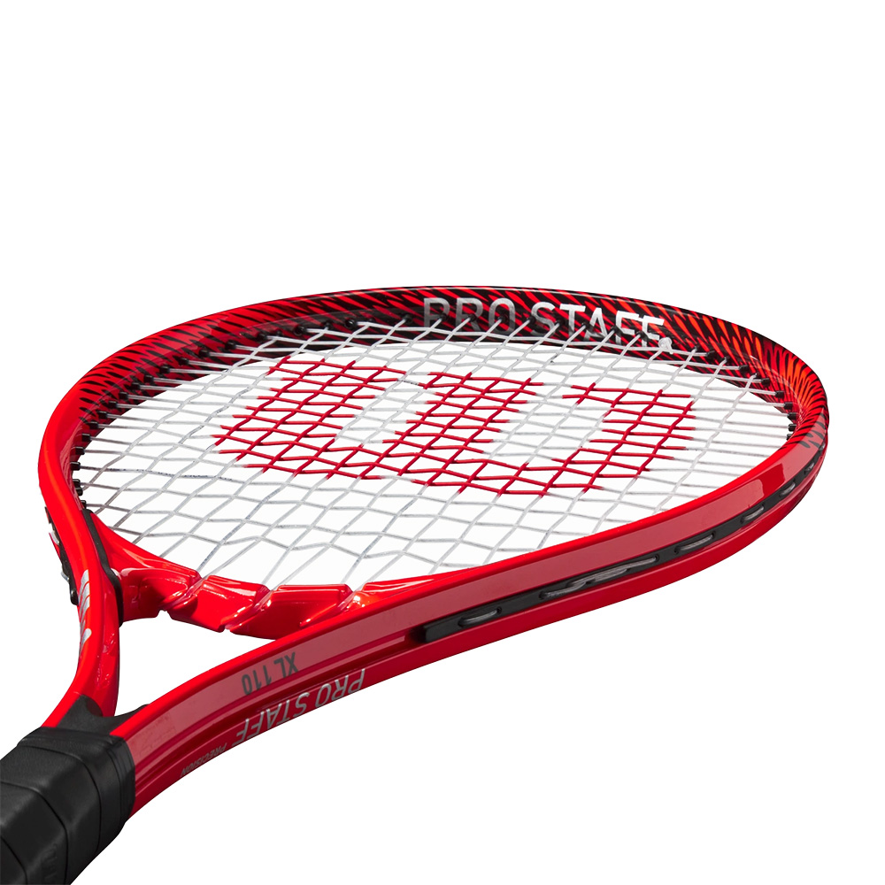 Ракетка б/т Wilson Pro Staff Precision XL 110 Gr1, WR171410U1, алюминий, со струнами, красно-черный